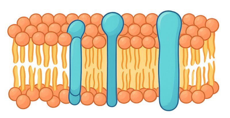 Bild Biologische Zellmembran-Struktur